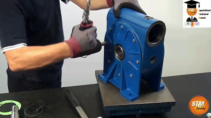 ASSEMBLING STM TEAM WORM GEARBOXES WITH MALE INPUT SHAFT