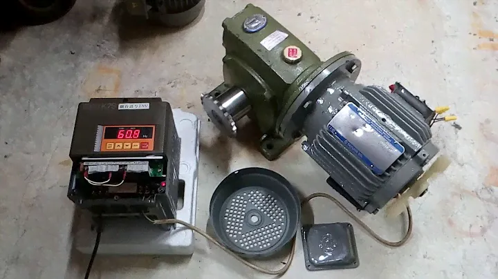 TATUNG 1HP 1400rpm - PEI GONG PAEL80 1:60 gear Reducer