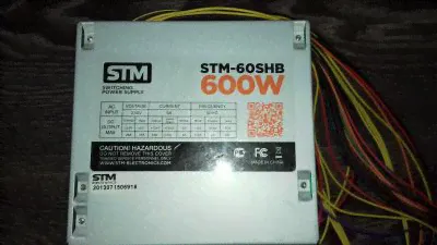 Блок питания STM-60SHB 600W как НЕ исправное