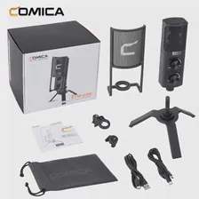 COMICA STM-USB Универсальный USB конденсаторный кардиоидный микрофон, USB-C Интерфейс дизайн, универсальный для компьютера и телефона (art.: 3920b73899d80)