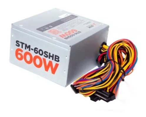   STM-60SHB 600W, ATX, 120mm ball bearing, 4xSATA, 1xPCI-E-0