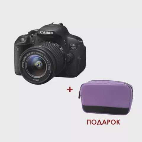 Зеркальный фотоаппарат Canon EOS 700D Kit EF-S 18-55mm f/3.5-5.6 IS STM