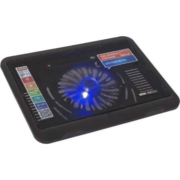 Охлаждающая подставка для ноутбука STM Icepad IP11-0