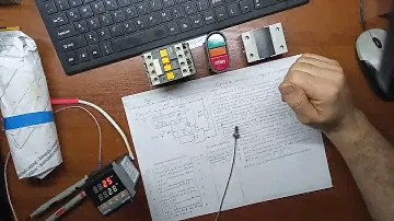 Простая электросхема для муфельной печи.