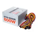 Блок питания 600Вт STM,60SHB,20+4pin/4+4pin/PCI-E 6pin x1/SATA x4/IDE x2,oem