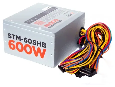 Блоки питания STM-60SHB 600W, ATX, 120mm, 4xSATA, 1xPCI-E (60SHB)-0