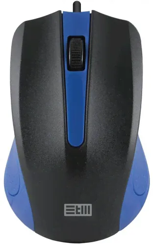 Мышь проводная USB STM 101CB черный/синий STM USB WIRED MOUSE STM 101CB black/blue-0