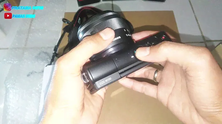 Unboxing Canon Mirorless OES M100 KIT EF M 15 45 MM
