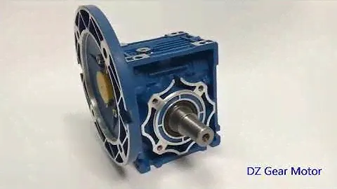 1:40 Ratio Speed Reducer Gear Box Worm Gear Reduction