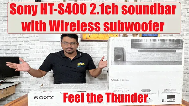 Sony HT S400 2 1ch Dolby Digital soundbar with Wireless subwoofer Unboxing, Review & Sound Test 🔥🔥