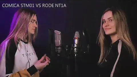 Comica STM01 vs Rode NT1A audio test