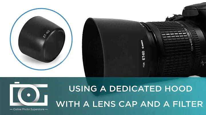 TUTORIAL | How To Use a Bayonet / Dedicated Lens Hood, Lens Cap | Canon ET-60 Replacement