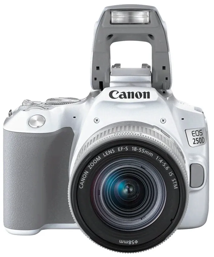 Фотоаппарат Canon EOS 250D Kit белый EF-S 18-55mm f/4-5.6 IS STM